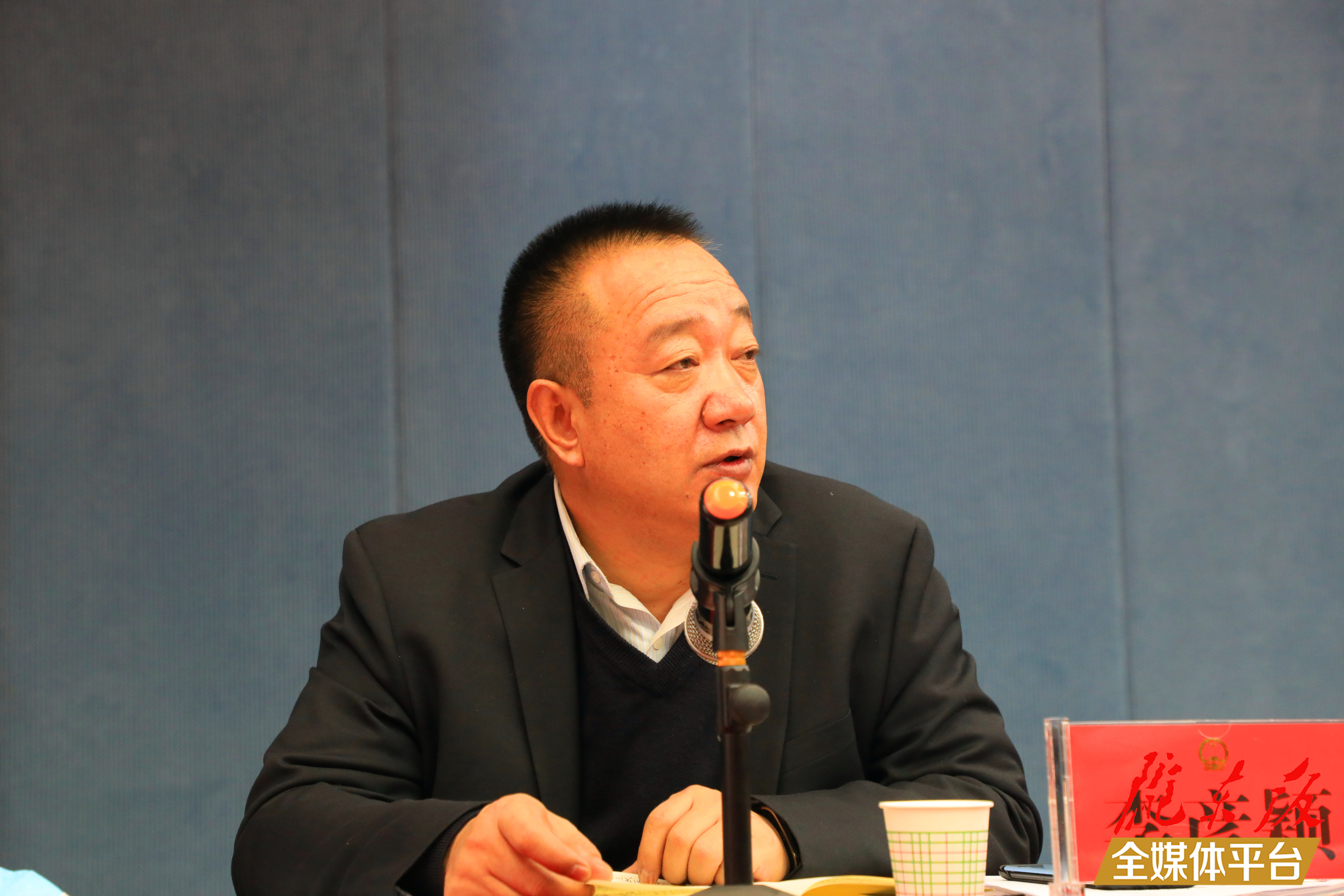 人大代表李彥穎參加分組審議時發(fā)言。
