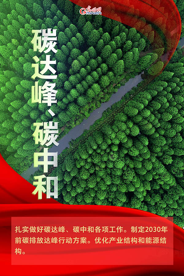 海報(bào)| 2021年政府工作報(bào)告，提到這些生態(tài)環(huán)保關(guān)鍵詞