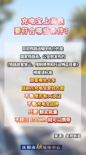 充電寶上高鐵要符合哪些條件？看這里→
